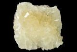 Fluorescent Calcite Crystal Cluster on Barite - Morocco #141021-1